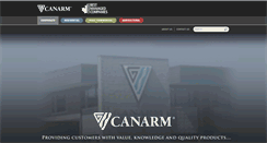 Desktop Screenshot of canarm.com